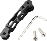 HSU Aluminum Extension Arm for GoPro, Metal Pole Mount Helmet Stick Extension Arm Mount for GoPro Hero 12/11/10/9/8/7/6/5 Black, DJI Osmo Action and More (3.3")