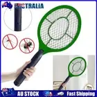Bug Zapper Racket Electric Fly Swatter Handheld Battery Powered Zapper (Green) A