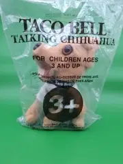 **SEALED** TACO BELL TALKING Chihuahua 6" Plush Dog "How Cool Is This"