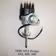 DODGE 413-426-440 BLACK Ready-To-Run Small Cap HEI Distributor 1959 & UP