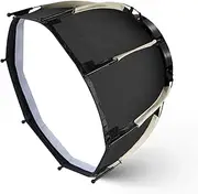 Kalofaye 29cm Mini Octagonal Softbox with Removeable Diffuser Cloth Honeycomb Grid Compatible for Mini Bowens Mount LED Video Lights