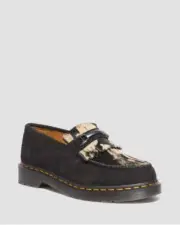 NIB*Womens*Dr. Martens Snaffle *Adrian Loafer**6-10*Black Hair On*Doc Martens