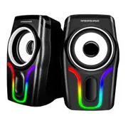 Vibe Geeks Portable Wired Mini Gaming Speakers for Computer- 3.5mm
