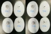 Small Snap-on Electrode Pads (8) for Digital Massage/TENS/Electronic Massagers