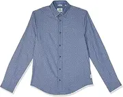 [Ben Sherman] Men's Long Sleeve Micro Twill Floral Shirt