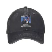 Trump Never Surrender Baseball Cap Women Men Dad Hat Streetwear Snapback Caps