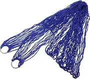 INOOMP Outdoor Camping Hammock with Durable Mesh Support Single Person Hanging Bed for Relaxation and Sleeping Breathable Nylon Rope Design for Travel and Patio Use