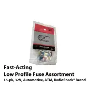 15pk Fast-Acting Automotive 32-Volt ATM Low Profile Fuse Assortment, RadioShack®