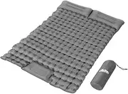 Self Inflating Mattress Camping Sleeping Mat Air Bed Double Pillow Bag Outdoor Gear