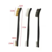Wire Brush Mini Micro Small Steel Brass DIY Paint Rust Remover Removal Metal
