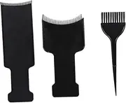 COMPUKAS 1set Highlighting Board and Brush Kit Hair Coloring Comb for Hairdressing Protects Hair and Scalp for Salon Home Use Tinting Tools