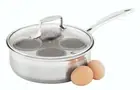 NEW! Scanpan Impact Stainless Steel Egg Poacher Set 20cm Induction Free Postage