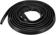 uxcell Edge Trim U Seal Extrusion, Silicone Black U Channel Edge Protector Sheet Fits 1/8-13/64inch Edge 3Meters/9.84Ft Length