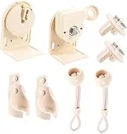 IMIKEYA 1 Set Windproof Ball Lock Accessories Cord Curtains Window Blinds Window Curtain Mounting Brackets for Blinds Curtain Windproof Accessories Curtain Holders for Wall Plastic