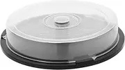 LABRIMP Empty CD Storage Bucket Portable Dvd Storage Container for Organizing Simple Design for Bookshelf Desktop Use Holds Discs Durable Construction