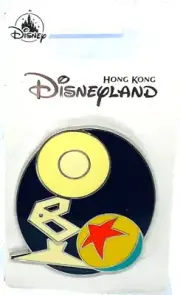 Disneyland Hong Kong Lamp & Pixar Ball pin
