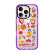 iPhone 16 Pro Impact Case MagSafe Compatible Breakfast Bits