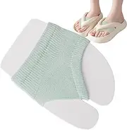 [ZALHIN] Open Toe Half Socks | Women's Cotton Sandal Half Socks | Open Toe Design Toe Covers Socks for Beach, Resort, Outdoor Activities, Work, Shopping