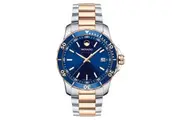 Movado Two-Tone Steel Blue Dial Men's Swiss Made Watch - 2600149