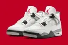 Nike Air Jordan 4 Retro Men's White & Grey Sports Sneaker FV5029-100