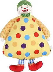 MINAOLULUS Cute Clown Plush Pillow Cozy Decorative Cushion for Sofa Soft and Plush Accessory for Home Decor Adorable Whimsical Design for Snuggling and Hugging