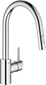 3134910E Concetto Eco-Friendly Pull-Down Bar Kitchen Faucet with Sprayer Chrome
