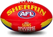 Sherrin AFL Gold Coast Suns Song Football, Size 2