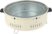 Round Barbecue Stove Portable Removable Grilling Net Charcoal Oven Stainless Steel Bracket Outdoor Camping