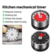 Mechanical Magnetic Kitchen Timer 60 Minutes Cooking Long Ring Loud Alarm