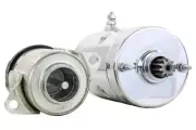 CHROME STARTER & SOLENOID FITS HARLEY SUPER GLIDE LOW RIDER ANNIVERSARY FXRS 88