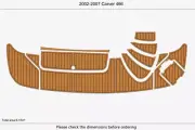 2005 Carver 466 Swim Platform Cockpit Pads Boat EVA Foam Faux Teak Deck Flooring