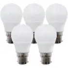 5pcs B22 LED Light Bulb 12-24V 3W Globe Lights RV/Boat/Solar Lamp Equivalent 40W