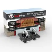 Raised Fit Retractable Truck Bed Tie Down Anchors Fits 2014+ Chevy Silverado/...