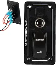 Bilge Pump Panel - Bilge Float Cut off Isolator - Automatic Shut off Device 12/24V for Boat Yacht Vessel, Manual Ship Disconnect Tool