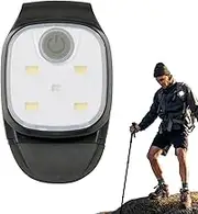 Running Light Clip - 5 LED Long Lasting Multifunctional Portable Lamp USB Charging | Warning Flashing Gear, High Visibility Accessories for Outdoor Adventure