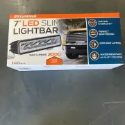 Sylvania 7" LED Slim Light Bar W/Single Output Wire Harness SLIM7INSP.BX