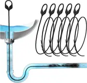 Drain Snake 30 Inch Hair Drain Clog Remover, Durable Nylon Sink Snake Drain Hai