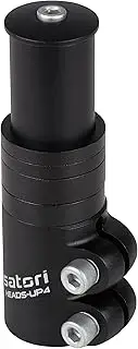 SATORI - Bike Stem Riser 1-1/8" - Bicycle Adjustable Handlebar Height Extension - Mountain Bike Fork Stem Extender Raise - Heads-UP4