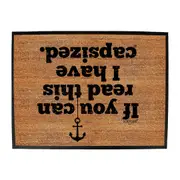 Sailing Ob Capsized - Funny Novelty Doormat Man Cave Floor mat