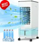Portable 3-In-1 Air Cooler Fan Humidifier 8L with Timer for Home Office Room