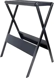 Metal Floor-Standing Foldable Badminton Racket Storage Rack Sporting Goods Display Rack 20X16X25.6 Inches