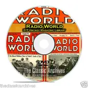 Radio World, 217 Vintage Old Time Radio Magazine Collection on DVD B85