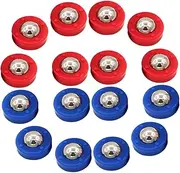 KOMBIUDA Shuffleboard Game Accessory Kit 20pcs Mini Rollers Tabletop Shuffleboard Bead Components Replacement Parts