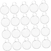COMPUKAS 200pcs Round Key Tags with Metal Rings Writable Key Labels for Easy Organization Office Home and Vehicle for Quick Identification