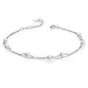MISSLAN Pearl Bracelets for Women S925 Sterling Silver Pearl bracelet for Wom...