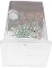 FONDOTIN 1 Set Insect Feeding Box Secure Noncapturing Terrarium for Jumping Spider Breeding Cozy Micro Habitat Enclosure Easy Maintenance for Reptile Pet Owners