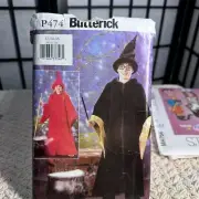 Butterick P474 Uncut Costume Sewing Pattern Girls & Boys Robe & Gown Sizes 12-14
