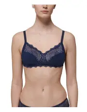 [Simone Perele] Caresse Soft Cup Bra in Blue