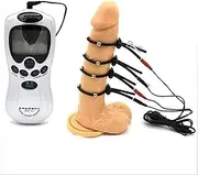 4 Silicone Bondage Penis Ring Cockring, Sex Penis Ring SM Sex Toy for Men