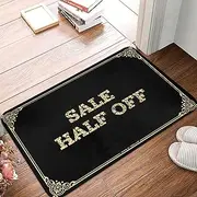 Welcome Door Mats for Outside Entry Sale Half Off Doormat Doormat Funny Absorbent Door Mat Indoor (Color : Colour, Size : 65X90CM)